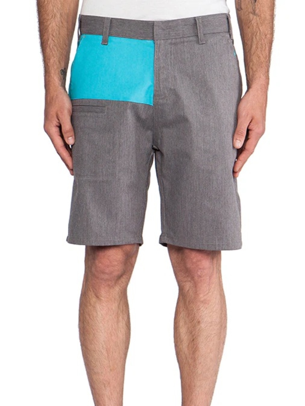 Revolve SLVDR Cerritos Shorts Grey Mens Size 30